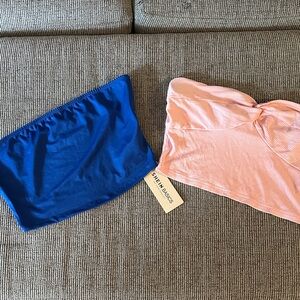Shein women tube top bundle